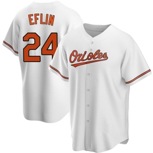 Youth Zach Eflin Baltimore Orioles Replica White Home Jersey